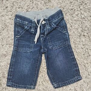 GAP 1969 Kids Dark Blue Jeans with Gray Waistband